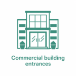 commercial building entrance